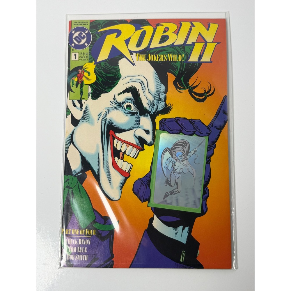 DC Comics Robin II The Joker's Wild Issue 1 1991 Tom Lyle Joker Cover Vintage